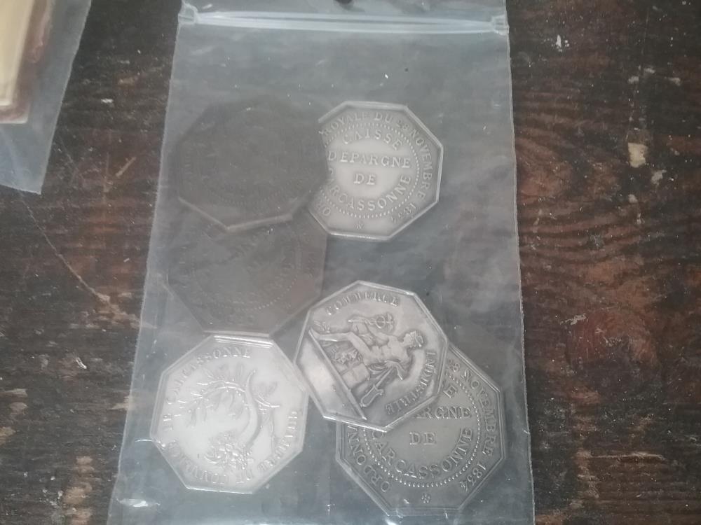 6 JETONS CAISSE D'EPARGNE