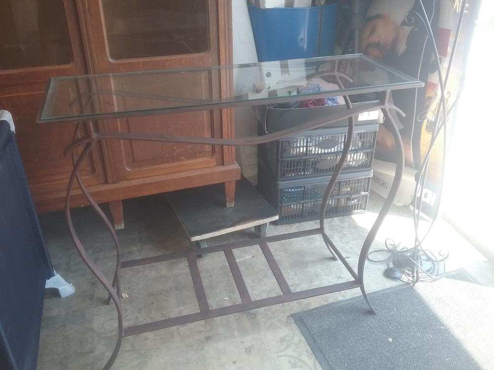 CONSOLE VERRE ET FF