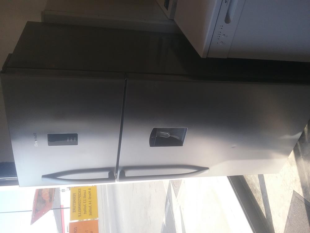 FRIGO CONGELATEUR INOX BRANDT 