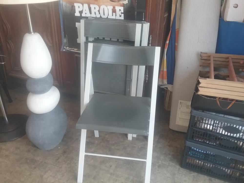 6 CHAISES PLIANTE POCKET ARRMET