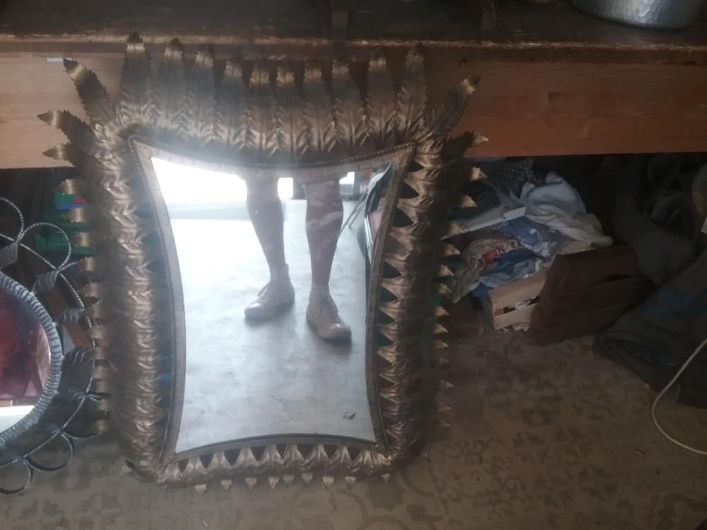 MIROIR CADRE FEUILLAGES