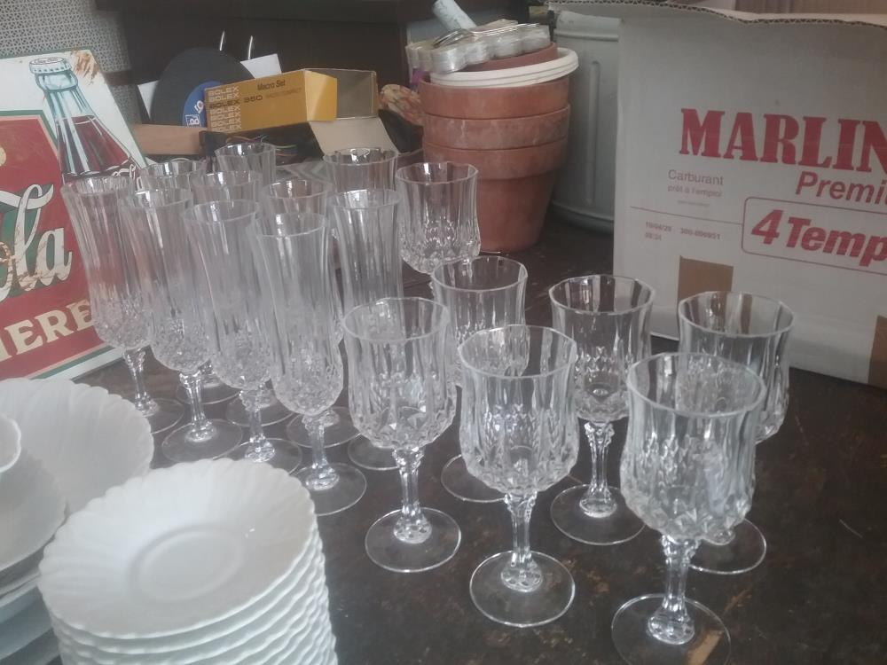 SERVICE DE VERRES EN CRISTAL
