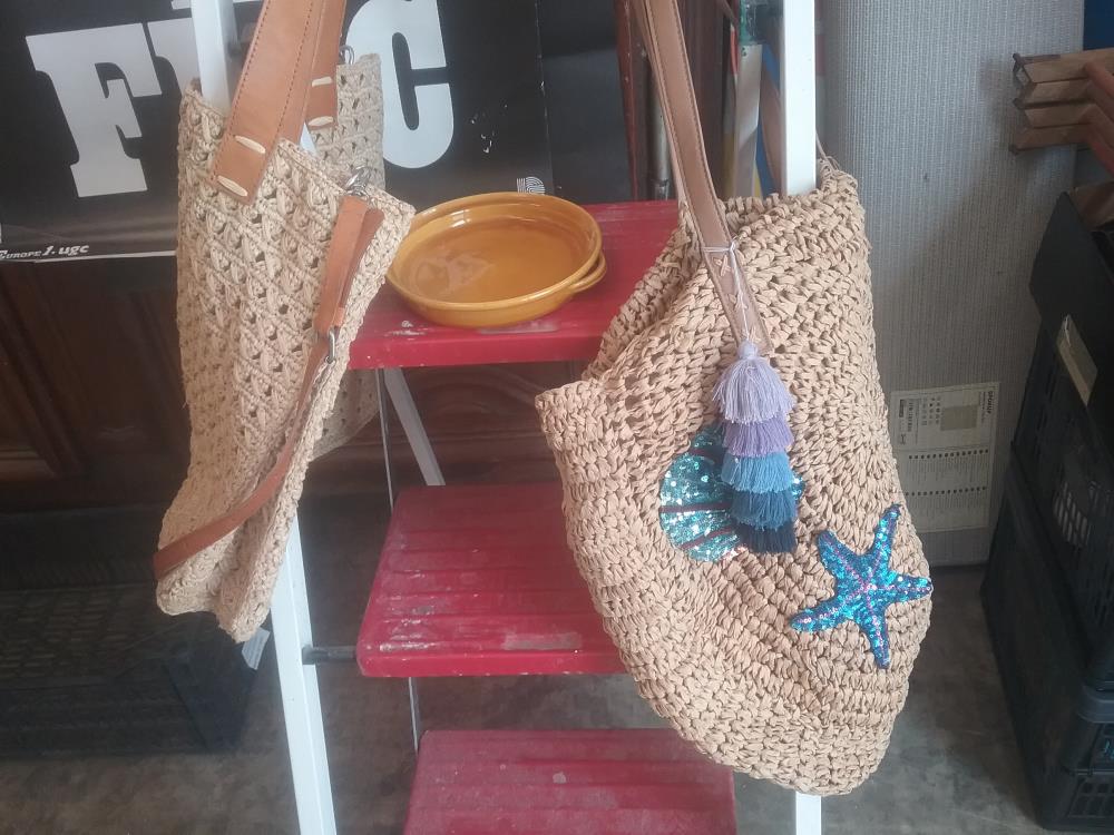 SAC PLAGE RAFFIA