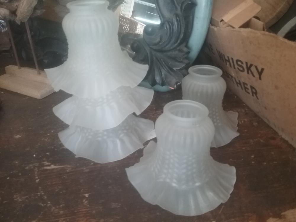 VERRE DE LAMPE ANCIEN 