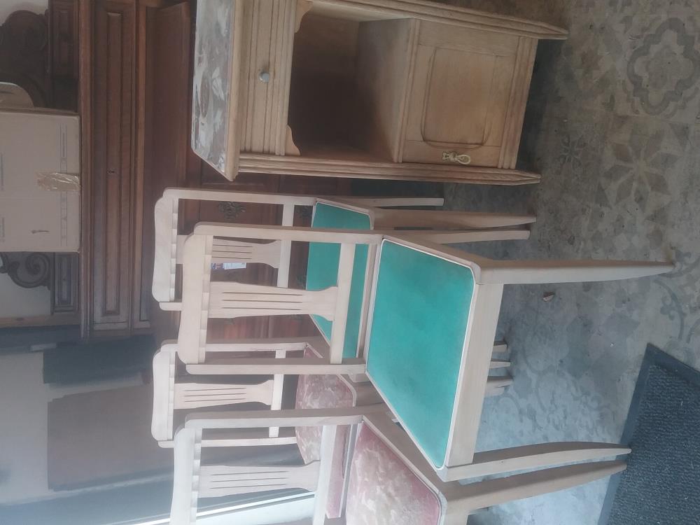 AQA PAIRE DE CHAISES SKAI VERT