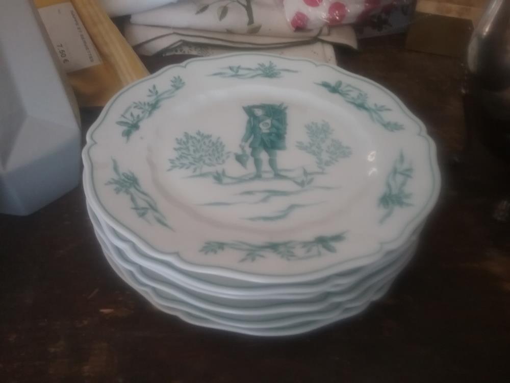 6 ASSIETTES HAVILLAND
