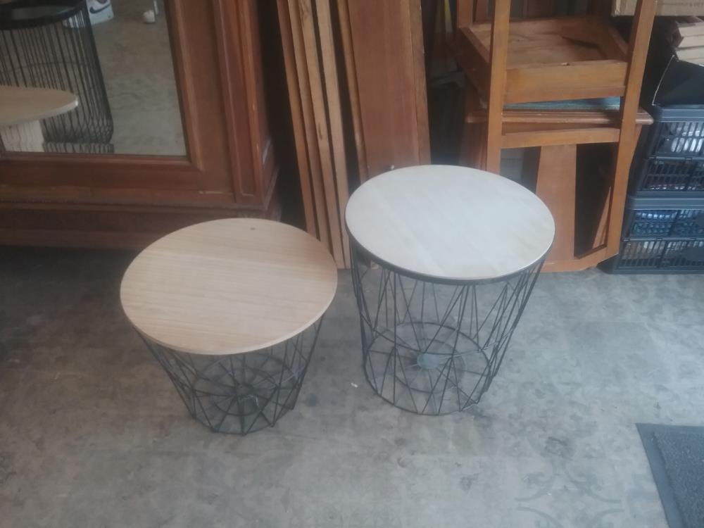 TABLE CORBEILLE BOIS