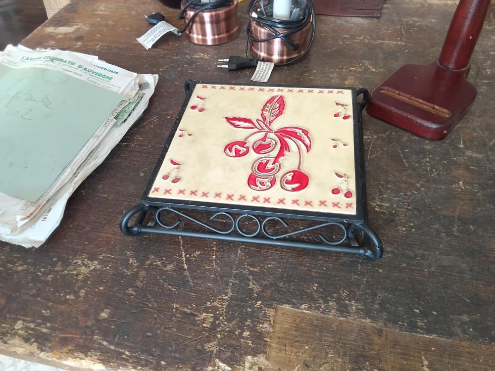 DESSOUS DE PLAT CERISE