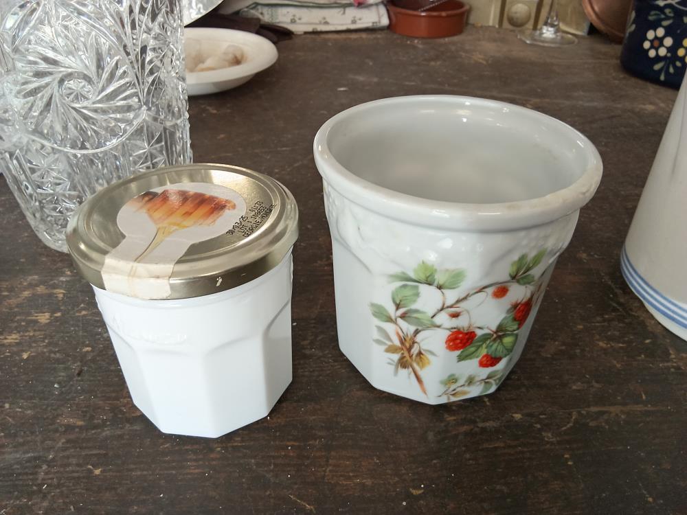 POT À CONFITURE BLANC