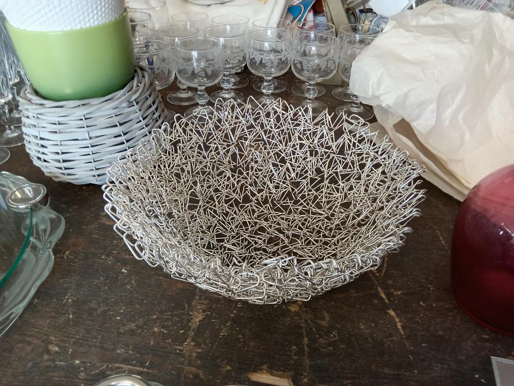 CORBEIL À FRUITS, FILS DE FER