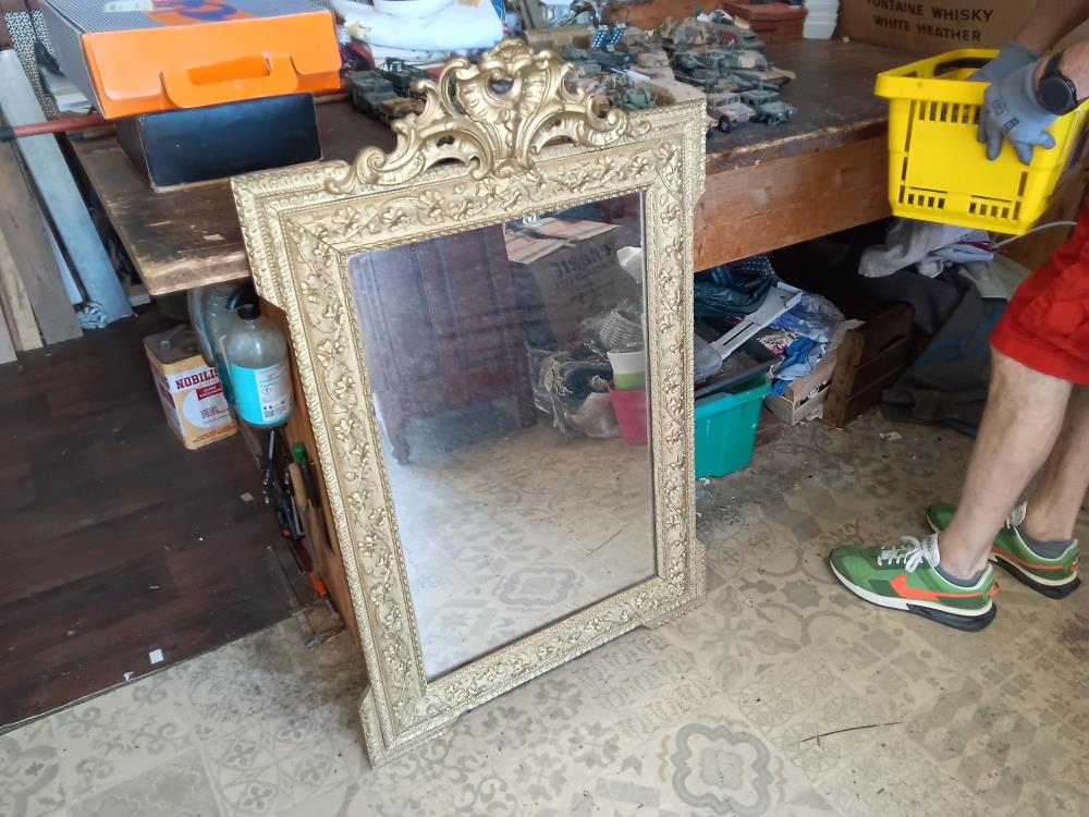 MIROIR DORE