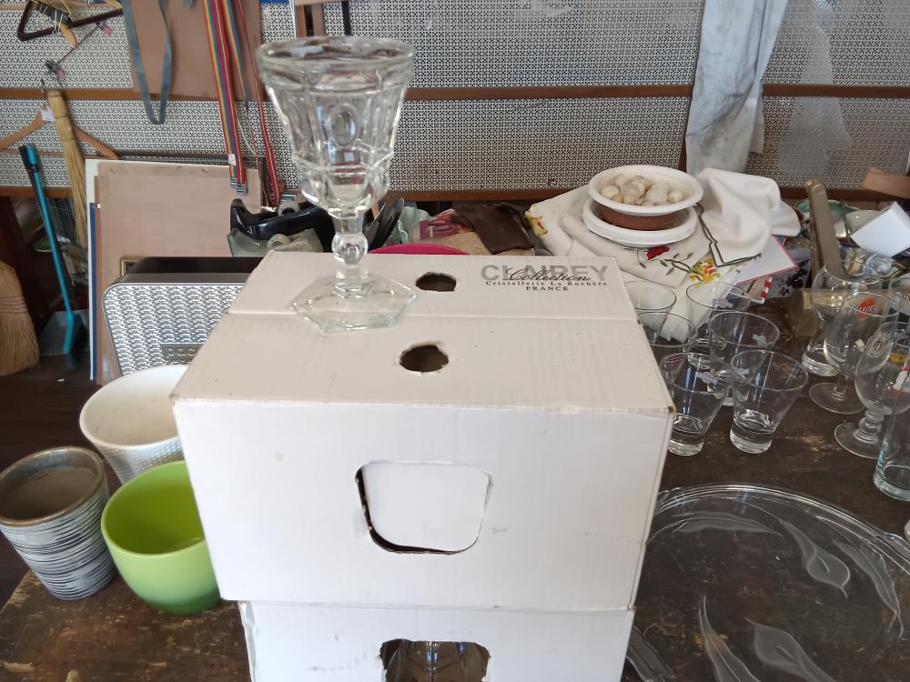 6 VERRES CAROLINGIEN