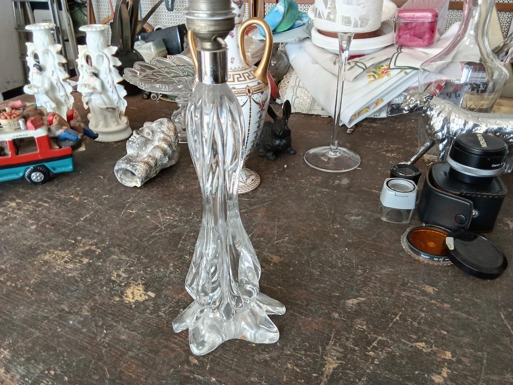 PIEDS DE LAMPE CRISTAL