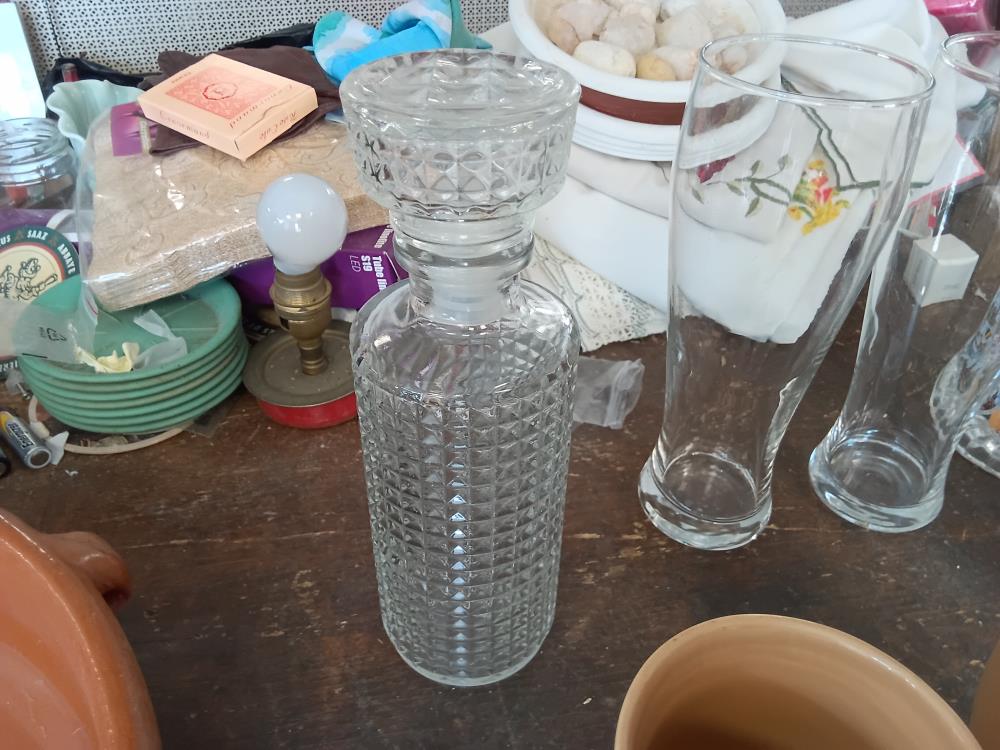 CARAFE A WHISKY VERRE