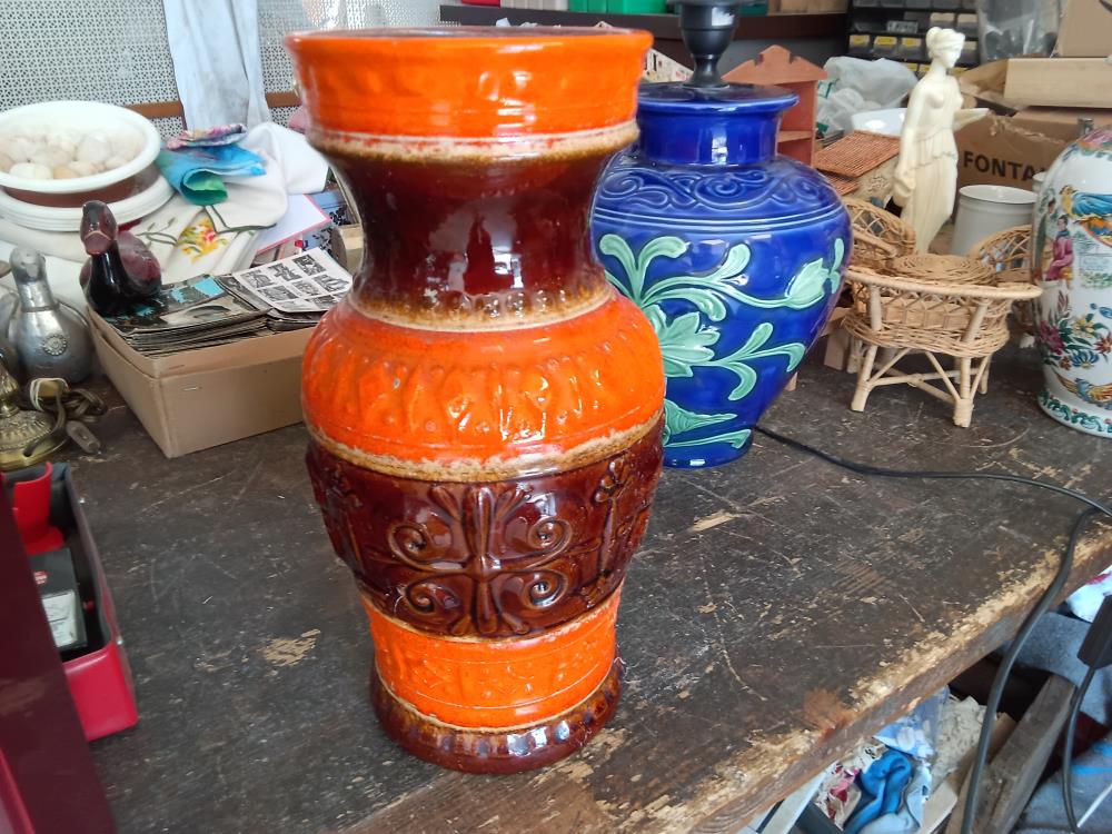 VASE GERMANY ORANGE