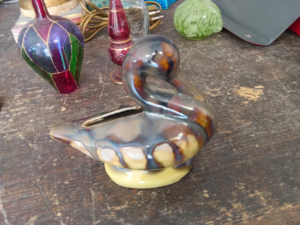 TIRELIRE CANARD EMAILLE ANNÉE CINQUANTE