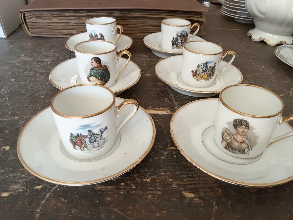 SIX TASSES NAPOLÉON