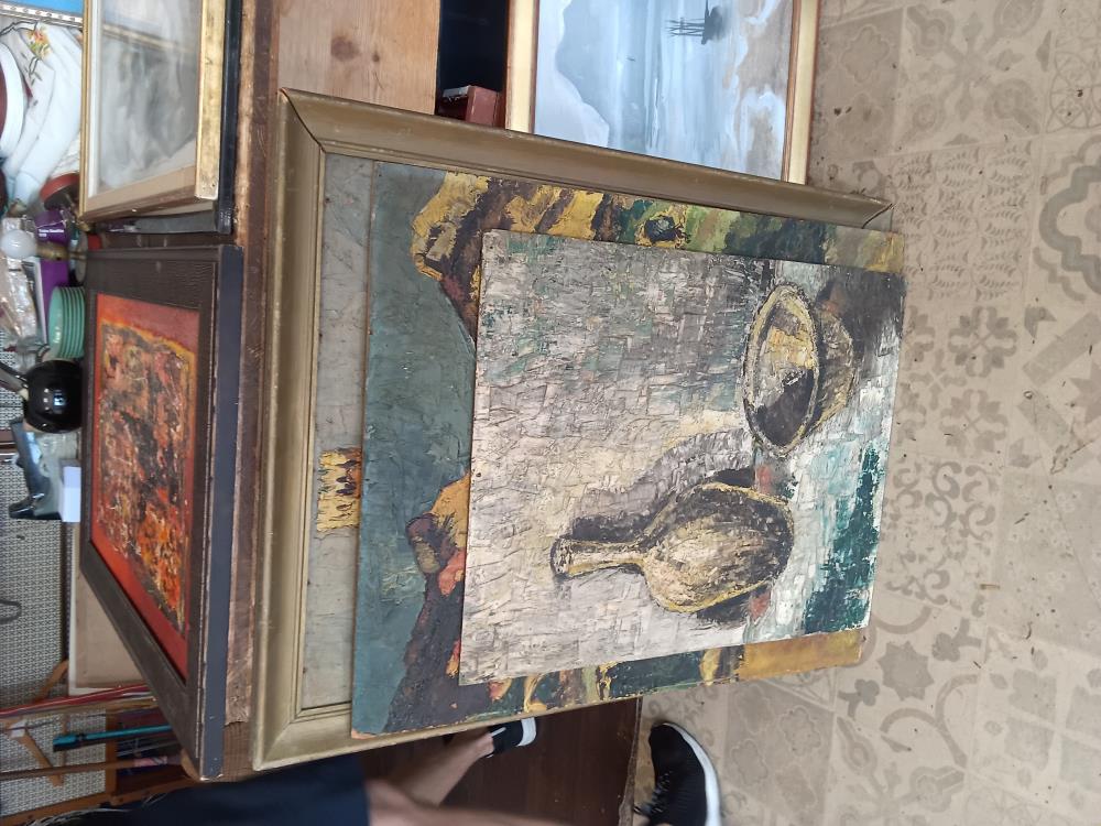 HUILE SUR PANNEAU NON SIGNÉE