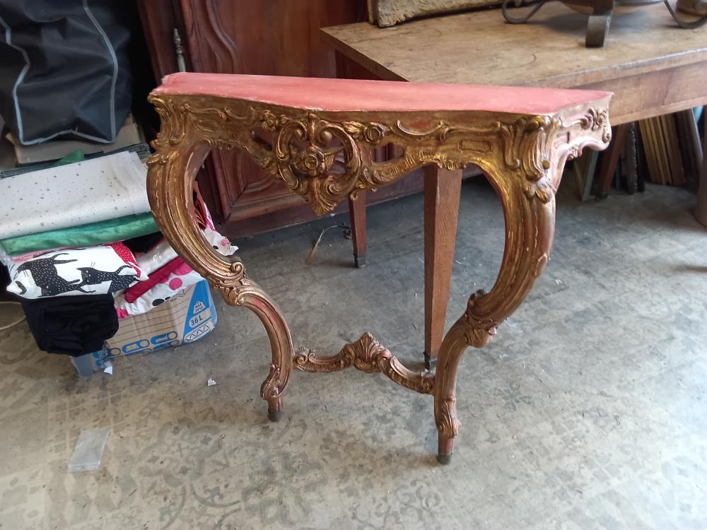 CONSOLE DOREE
