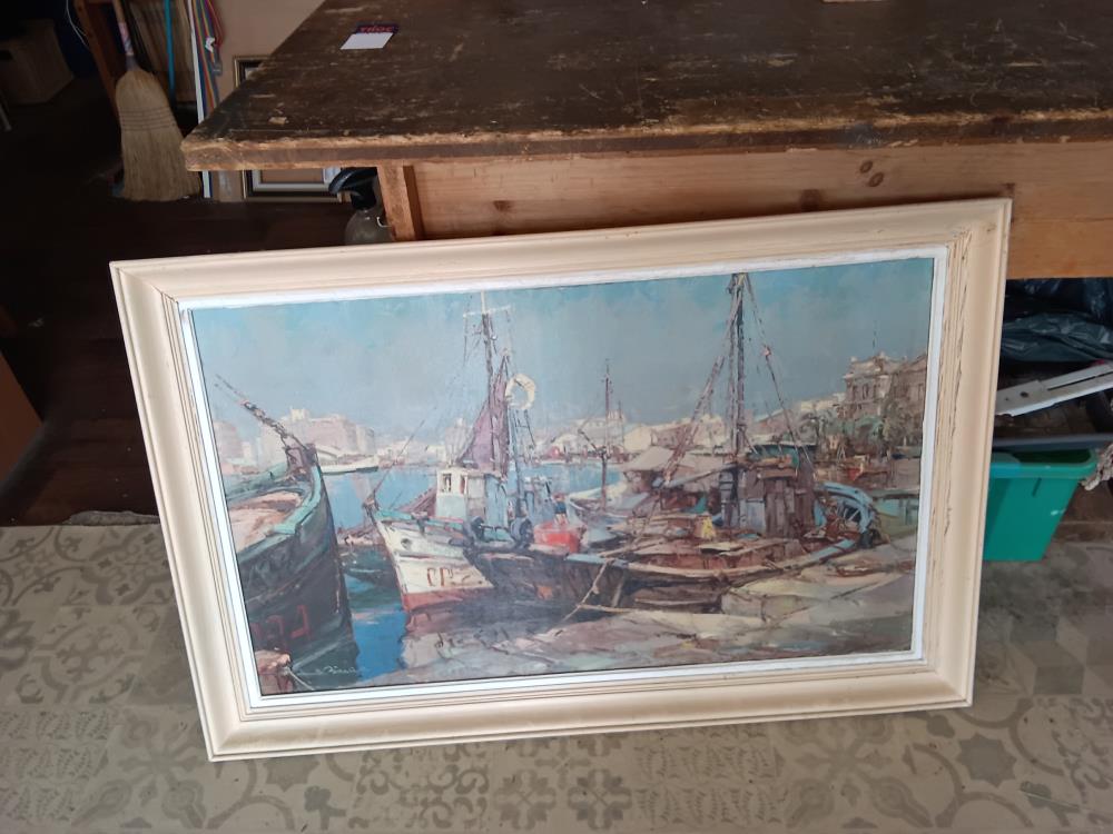 GRAND TABLEAU MARINE ALGER