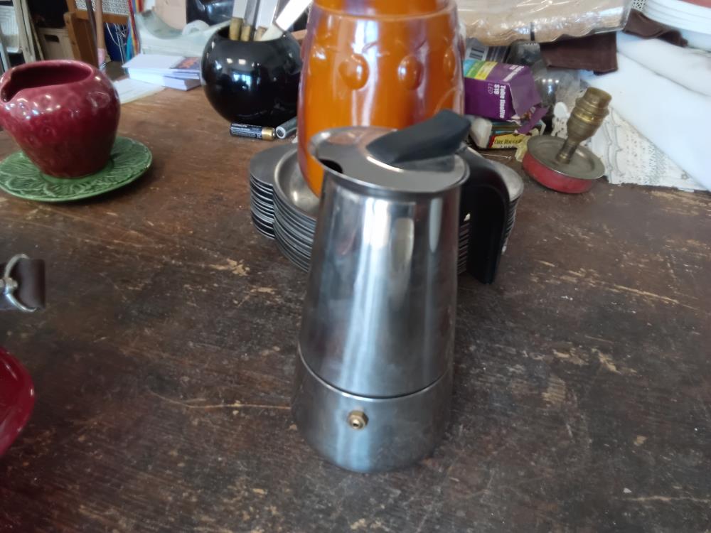 PETITE CAFETIÈRE ITALIENNE INOX