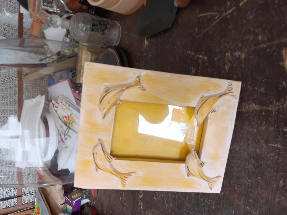 CADRE POISSON JAUNE