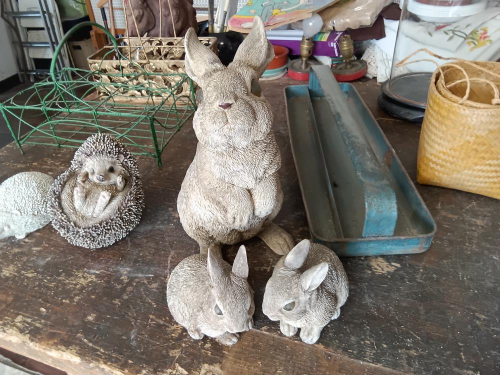 DÈCO J'ARDIN TROIS LAPINS