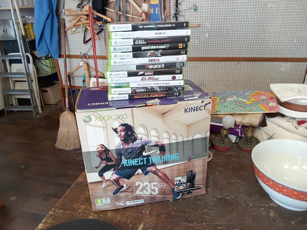 XBOX 360 KINECT 12 JEUX