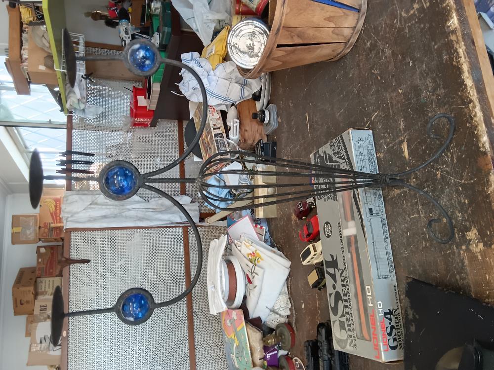 BOUGEOIR FER FORGE