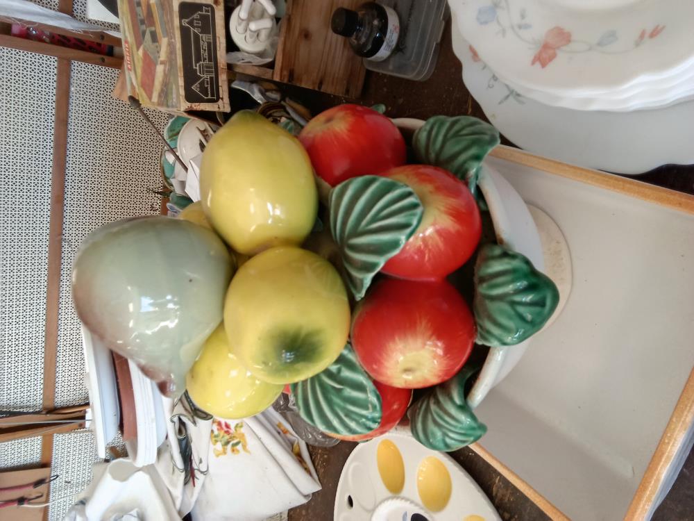 CORBEILLE DE FRUITS CERAMIQUE