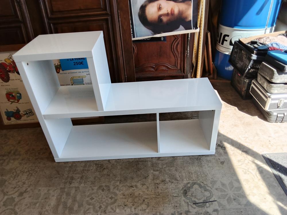 MEUBLE LAQUE BLANC