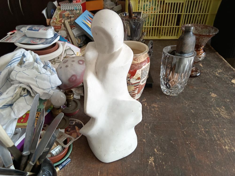 STATUETTE PLATRE