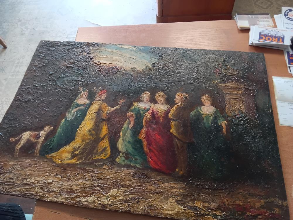 HUILE SUR PANNEAU