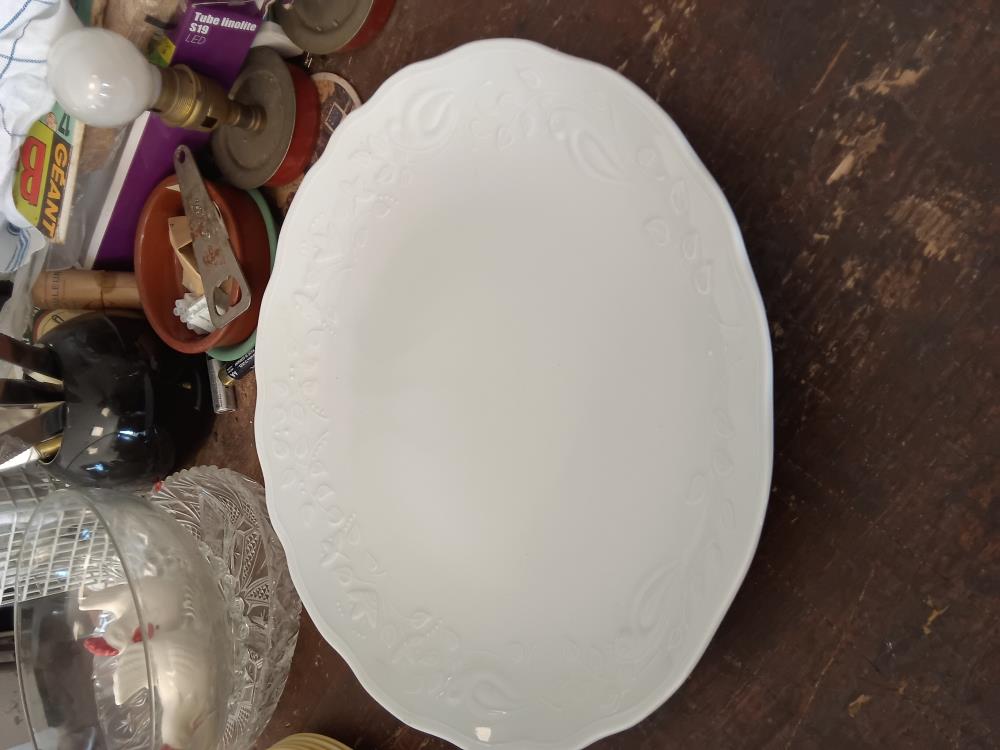 PLAT BLANC LIMOGES