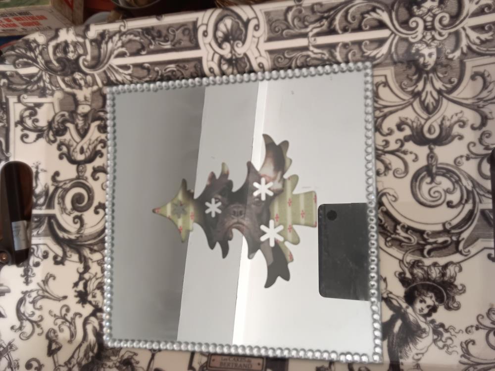 DESSOUS DE PLAT MIROIR NOËL