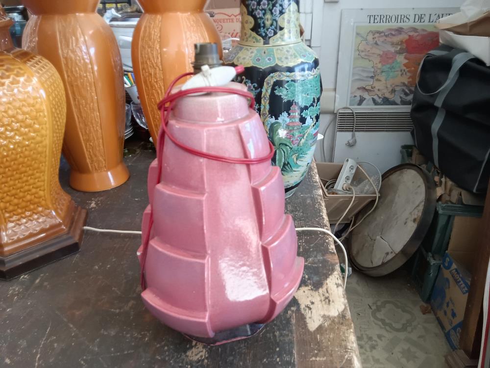 PIED DE LAMPE KAZA  ART DECO