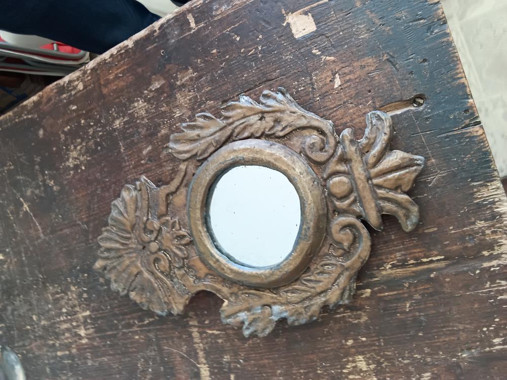 MIROIR ETAIN DORE  ANCIEN