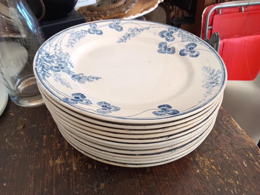 12 ASSIETTES CREIL ET MONTEREAU