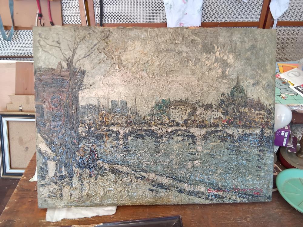 HUILE SUR TOILE SIMON KREMER