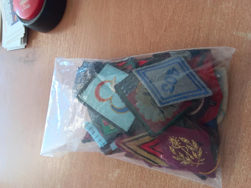 LOT INSIGNES MILITAIRES