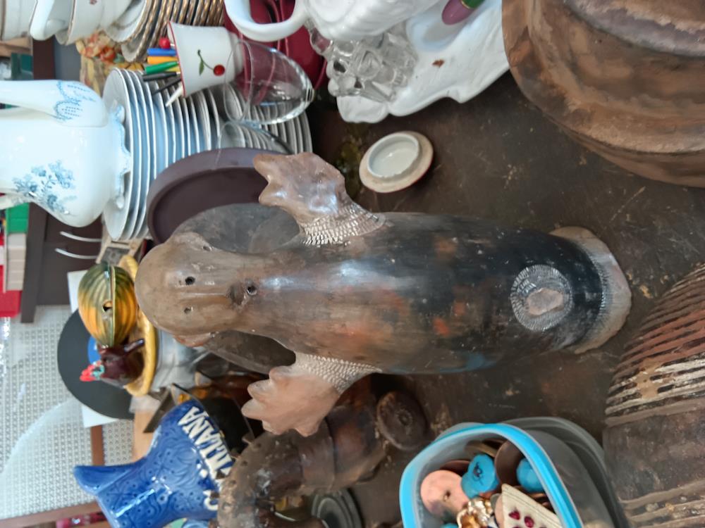 STATUETTE EN TERRE CUITE AFRICAIN
