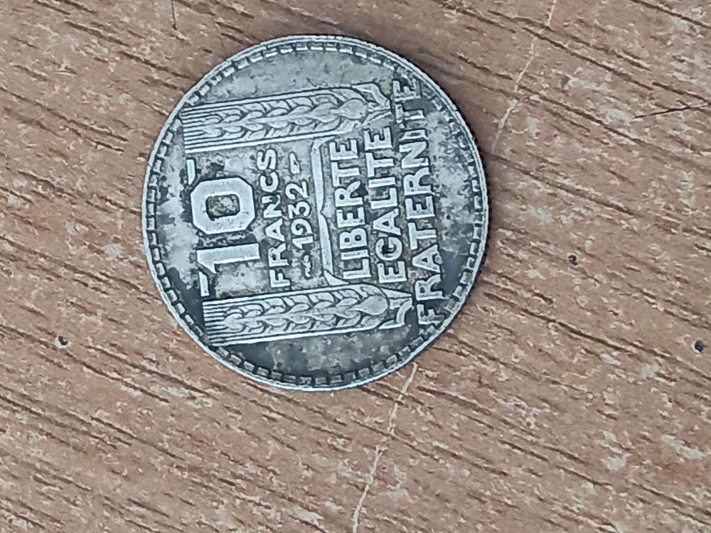 10 FRANCS TURIN 1932 ARGENT
