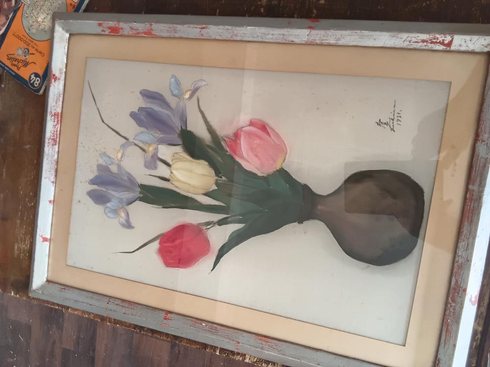 BOUQUET PEI TURE SUR SOIE 1931