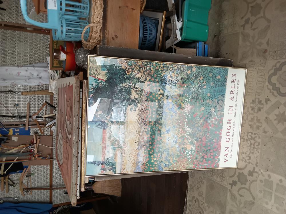 AFFICHE EXPO VAN GOGH 1984