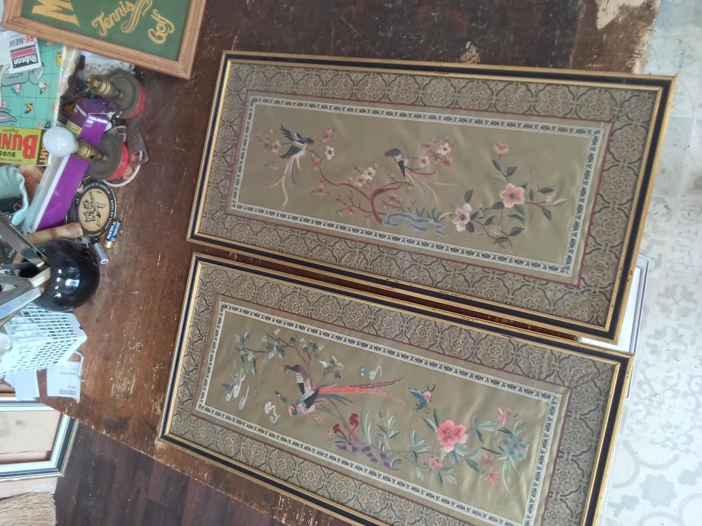 CADRE DE BRODERIE CHINOISE