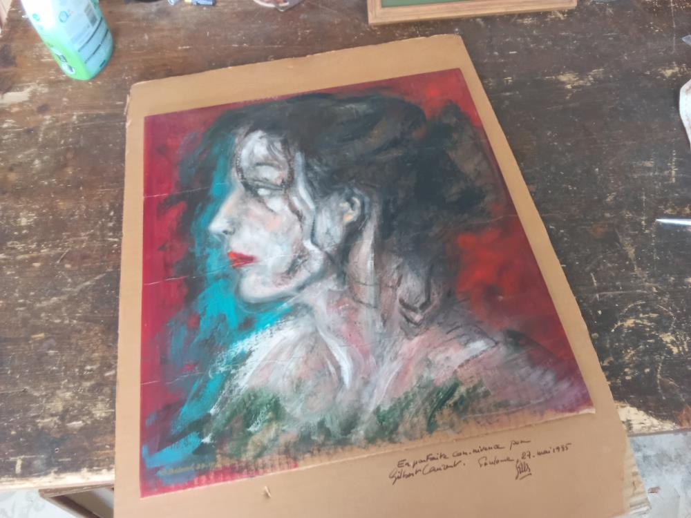 PORTRAIT SUR CARTON