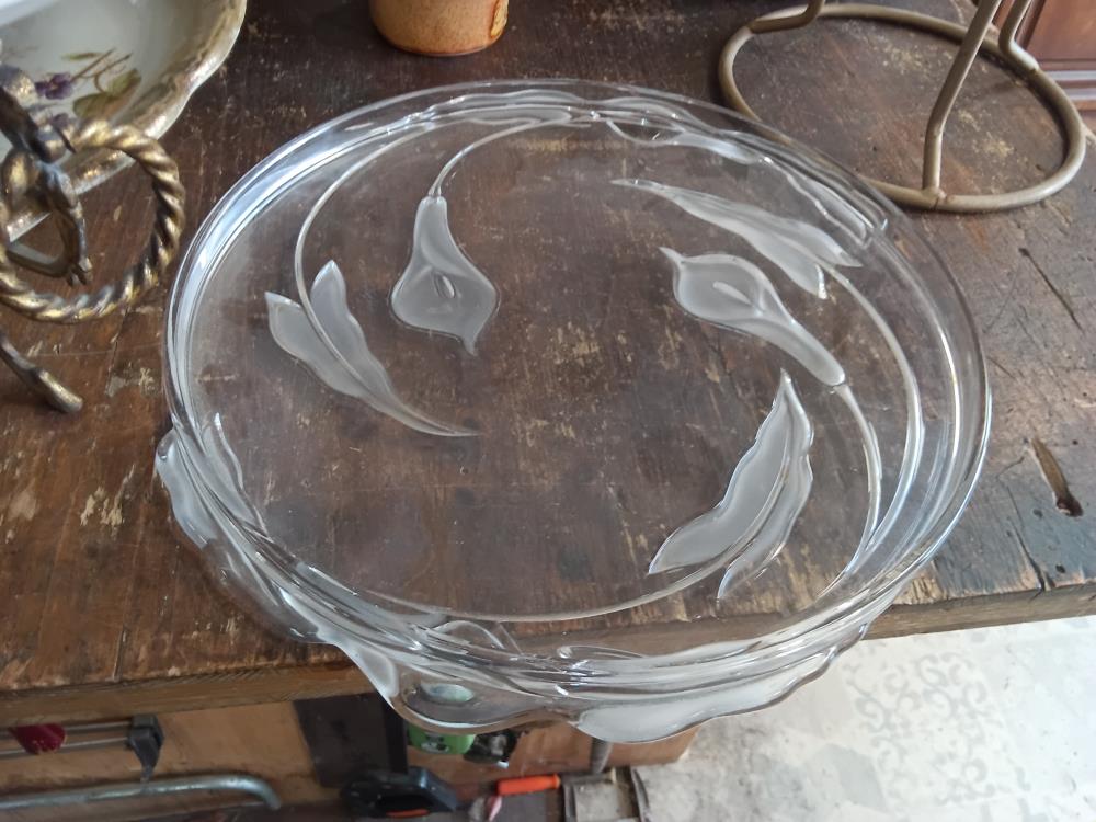 PLAT A TARTE VERRE