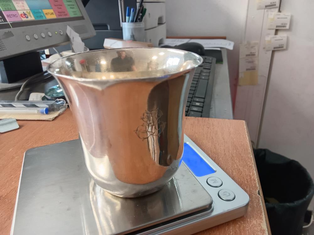 TIMBALE ARGENT MINERVE 87’3G
