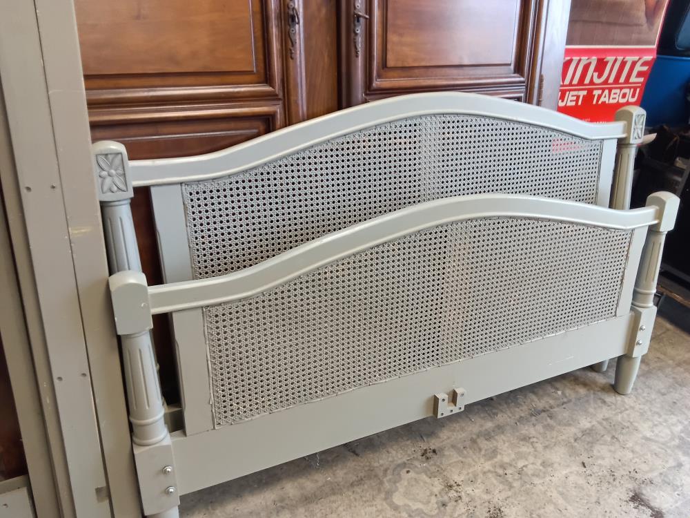 LIT CANNE GRIS 140X190