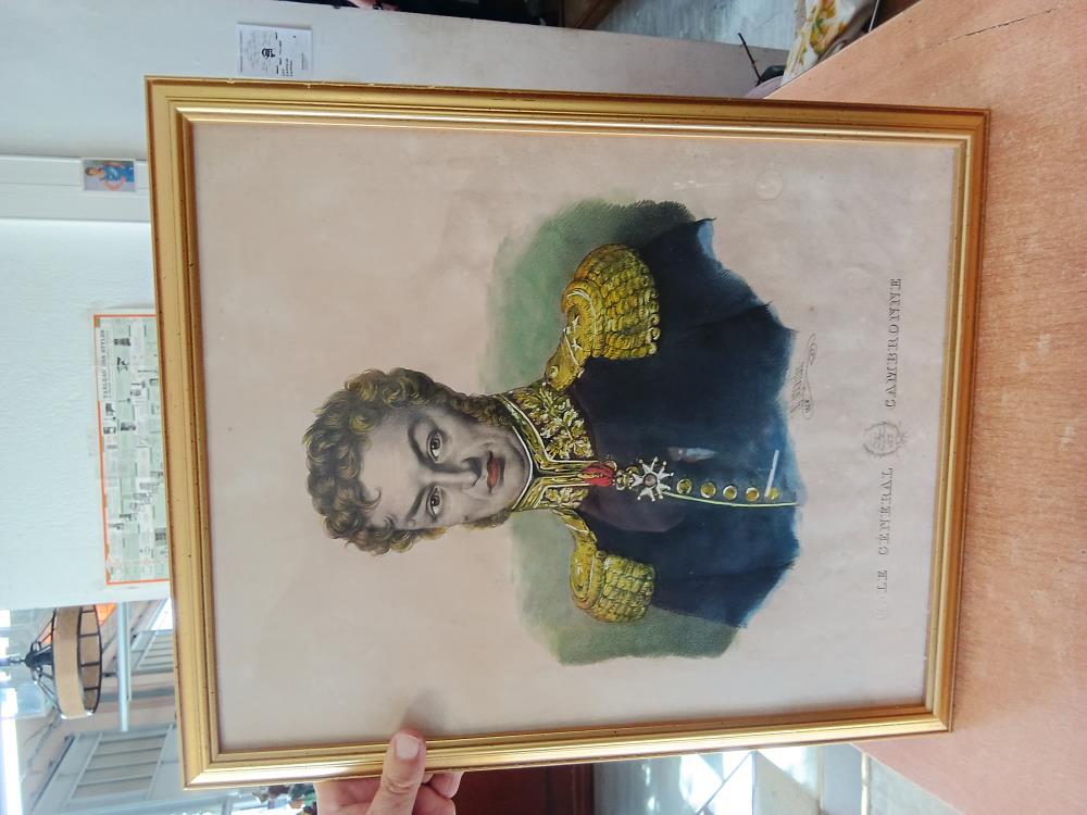GRAVURE  CAMBRONNE